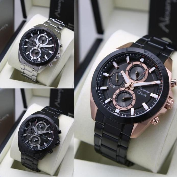 JAM TANGAN PRIA ALEXANDRE CHRISTIE AC 6581 AC6581 STAINLESS STEEL