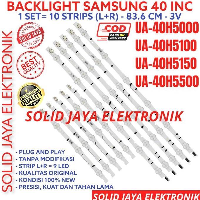 STOK TERBATAS - BACKLIGHT TV LED for SAMSUNG 40 INC UA 40HU7000 40H5100 40H5150 40H5500 UA40HU7000 U
