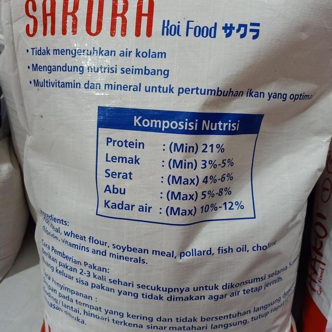 Sakan- Pelet Ikan Koi - Pakan Ikan Koi Merk Sakura