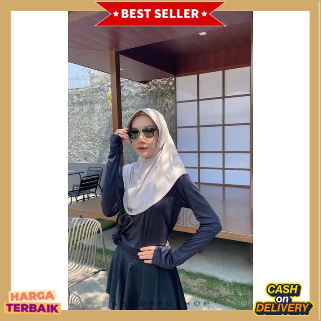 Shella Hijab - Bergo Sport Original Shella //Kerudung Olahraga Jersey Zoya