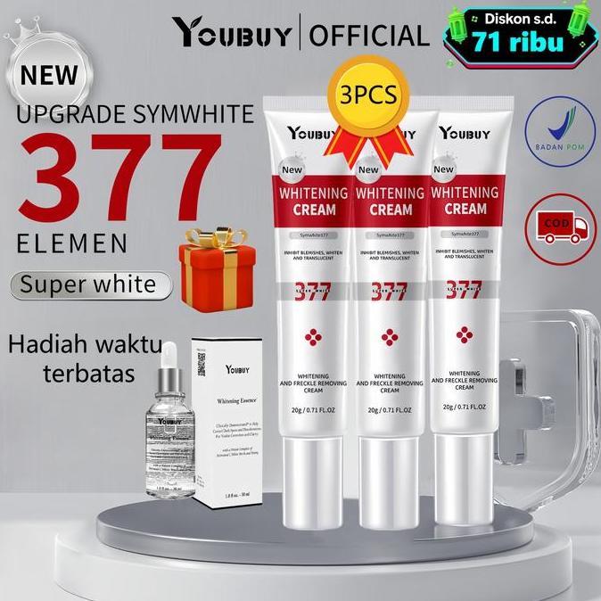Masri.damar - YOUBUY Whitening Cream krim pemutih wajah3PCSBerikan YOUBUY Whitening and Brightening 