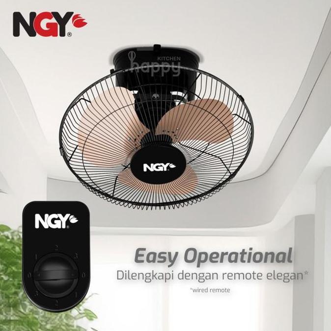 SALE - Nagoya Orbit Fan 16 Inch Baling Besi Kipas Angin Plafon Ceiling Fan NG 16 OB