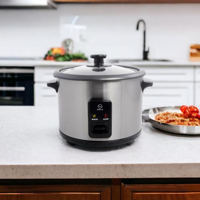 HEMAT BANGET - Informa Kels 1 ltr Hopper Rice Cooker - Silver Penanak Nasi Magic Com Masak Penghanga