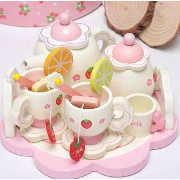 Sale Wooden Toys Mother Garden Tea Set