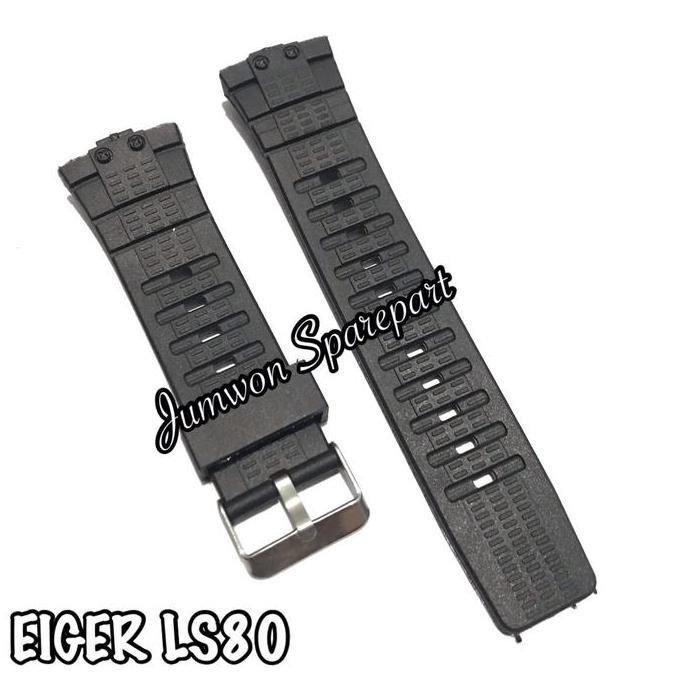Strap Tali Jam Tangan Eiger LS80 Tali Eiger LS 80 Eiger LS-80
