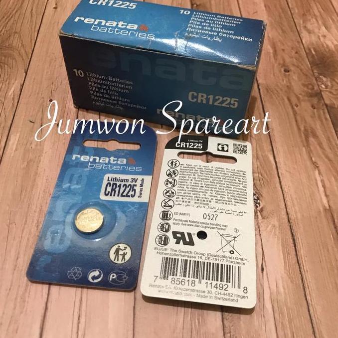 Baterai Renata CR1225 Original Lithium 3V Renata 1225 Lithium 3V