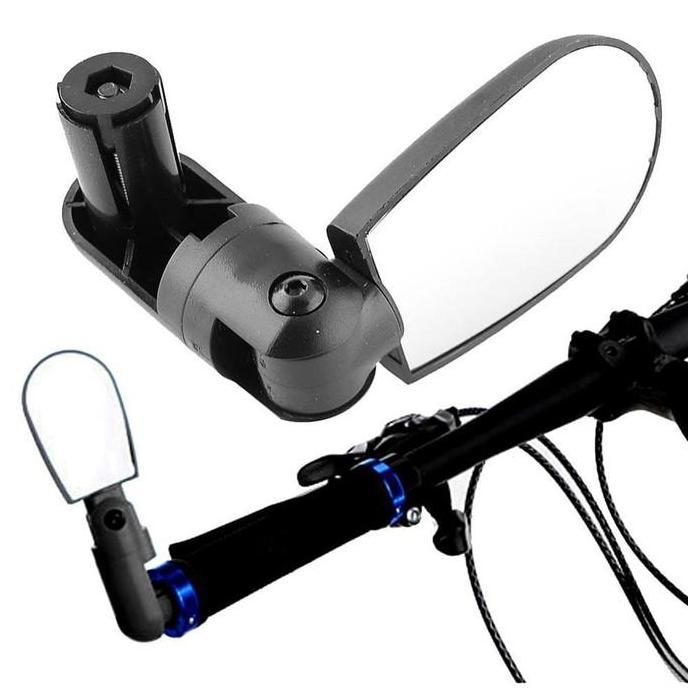 Spion Sepeda Kotak Handlebar 360 Rotate / Spion Sepeda Mtb Lipat Fixie Ready