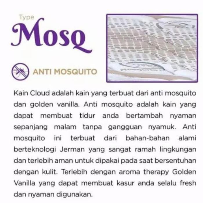 KASUR MATRAS SPRINGBED 30CM FLUSHTOP UK 120x200