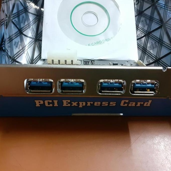 TERBARU - PCI CARD EXPRESS USB 3.0 4 PORT PCIE CARD EXPRESS USB 3.0 4 PORT