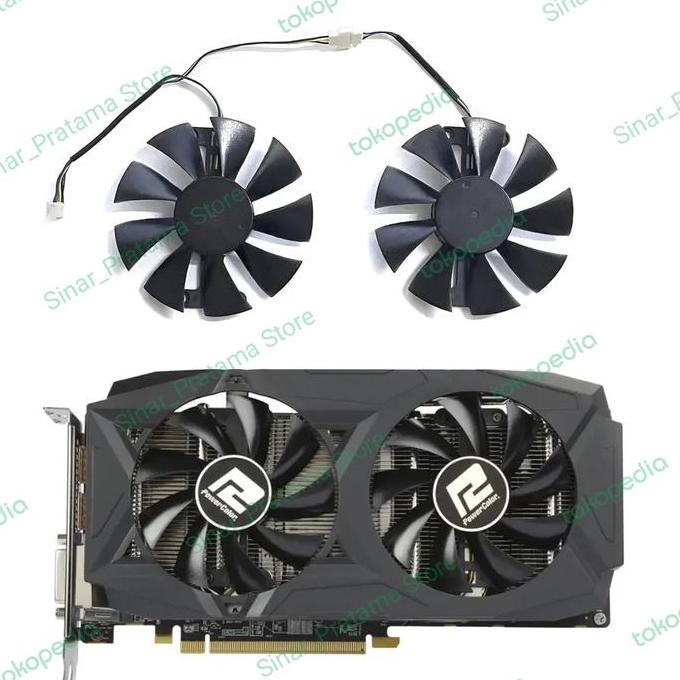 NEW Fan Vga ORI Powercolor DATALAND 85mm 4pin rx 580 590