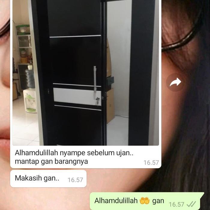 lemari pakaian 2 pintu sliding Multiplek blockthic Asli