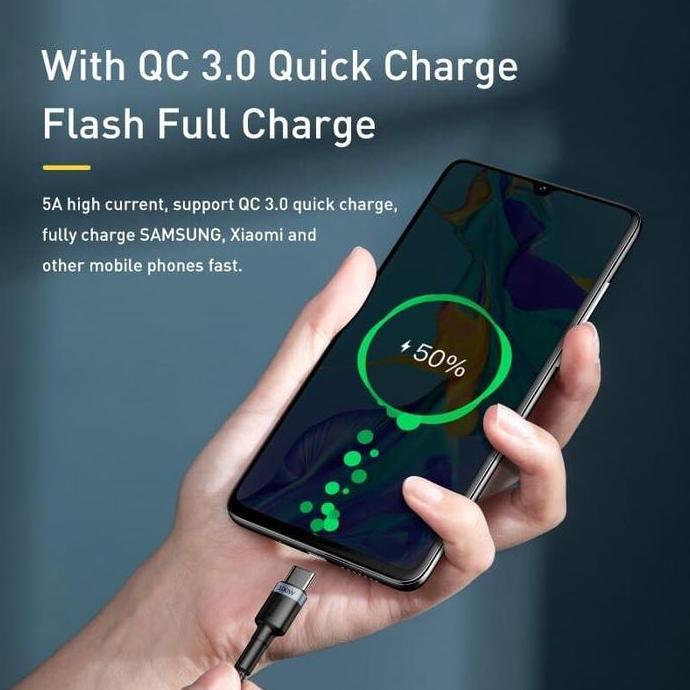 CATKLF-ALG1 Cafule Kabel TYPE C Power Delivery PD 100W Charger