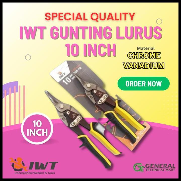 GRATIS ONGKIR IWT GUNTING BAJA RINGAN LURUS - AVIATION SNIPS HOLLOW SENG JAPAN 