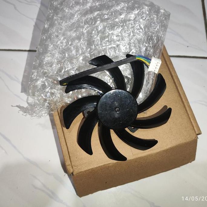 TERMURAH - fan vga 85mm 4pin single Fan Universal HD7770 7750 HD7970 gtx 950 560