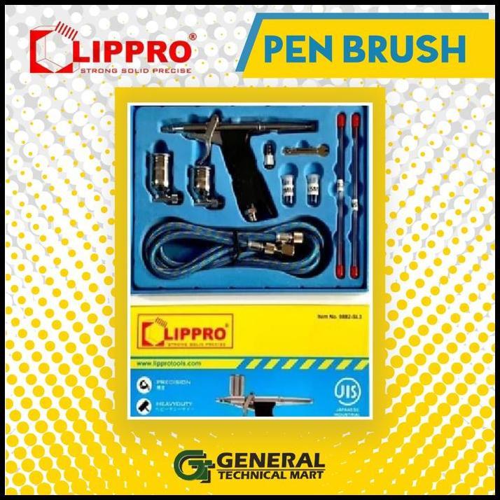 DISKON PENBRUSH AIRBRUSH KIT SET LIPPRO, AIR BRUSH PEN AIR BRUSH 