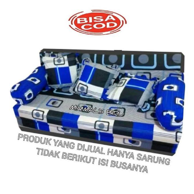 ( HANYA SARUNG ) Sprei Resleting Lipat Sofa Bed Inoac dan Royal Tebal 20cm No 1 2 3 4 - Sarung Kasur