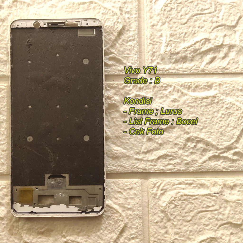 Vivo Y71 Frame Tulang Tengah / Tatakan LCD Copotan