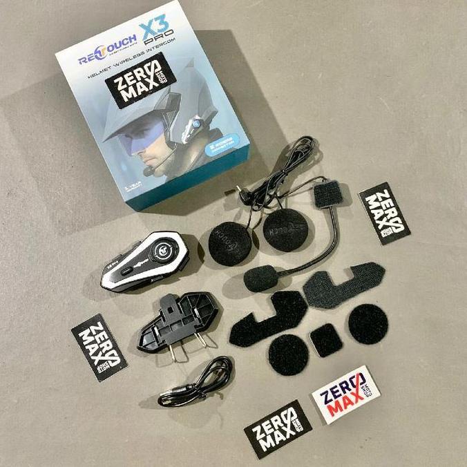 TERMURAH - Interkom Intercom Helm ReTouch X3 PRO Bluetooth Headset Original
