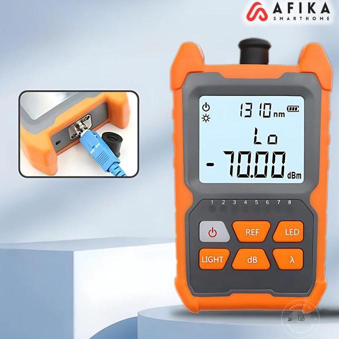 KLUDENG Alat Tester Kabel Fiber Optik 2in1 OPM Power Meter 6dBm