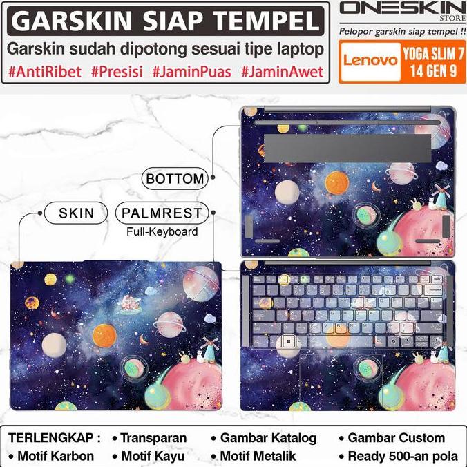 Garskin Sticker Laptop Lenovo Yoga Slim 7 7i-14 14IMH9 Gen 9 Full Body