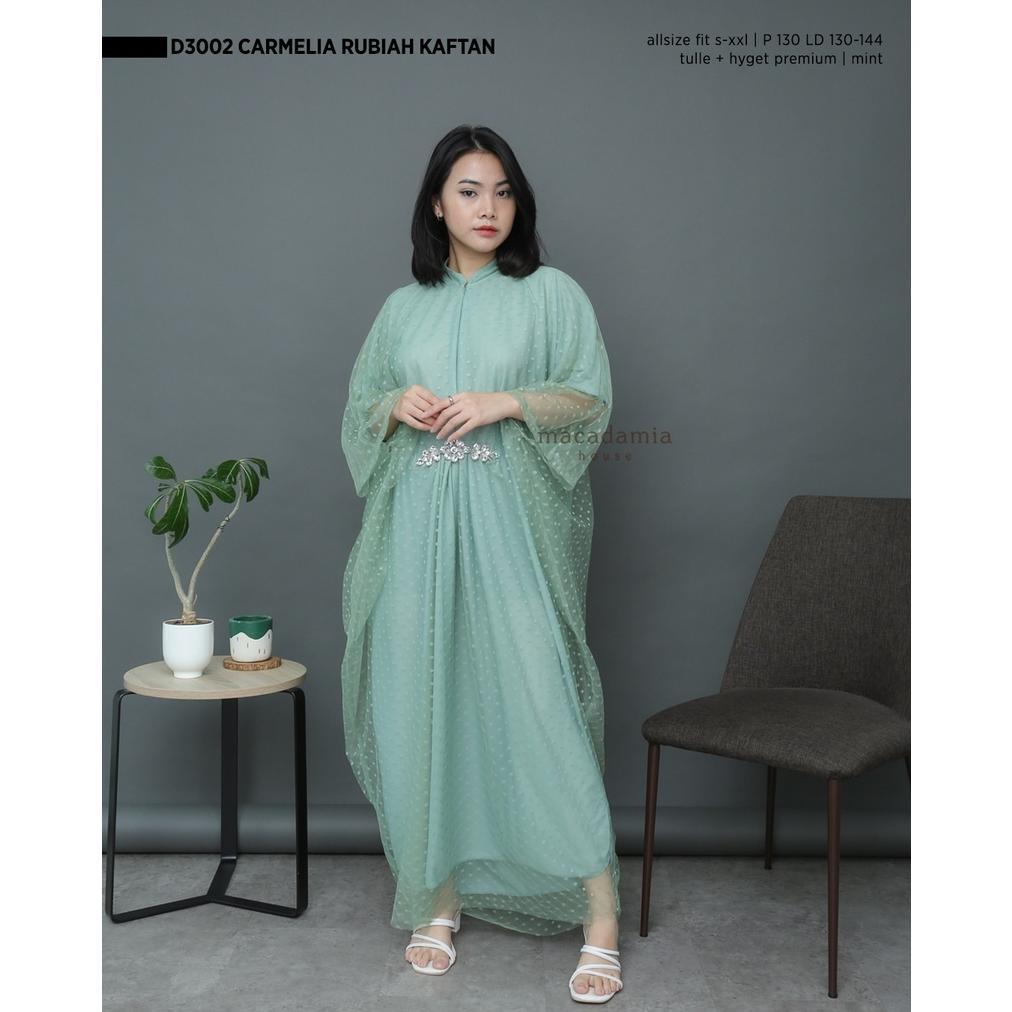 PALING DICARI Macadamia House - D3002 Carmelia Rubiah Kaftan FREE TURBAN - MUSLIM RAMADHAN LEBARAN R
