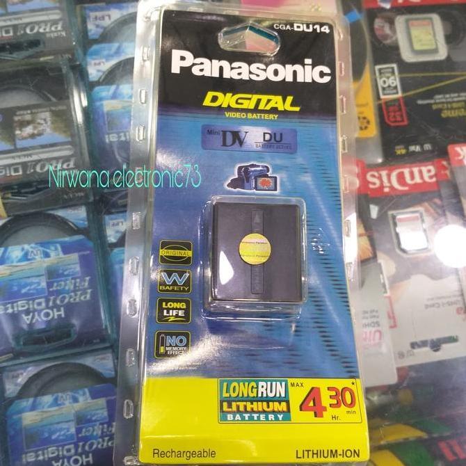 BEBAS ONGKIR - Baterai Panasonic CGA-DU14( DZ-HD90/M5000/BD10H/7H/BX35/HS300)