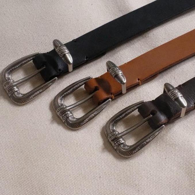 Siege leather-belt-Western series-sabuk kulit-ikat pinggang pria
