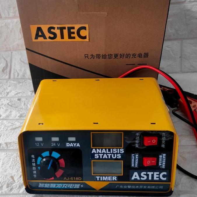 charger aki motor mobil otomatis 20A 30A 400AH digital display 12V 24V