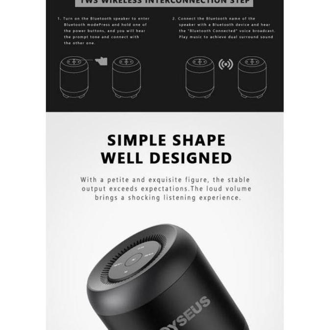 Joyseus JS01 Stereo Speaker Bluetooth 5.0