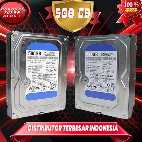 HARDISK 500GB SATA 3,5" INCHI -HDD 500GB PC CPU BARU 0 DAYS