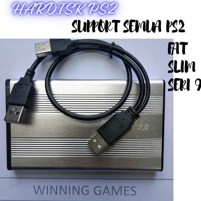 Hardisk / hdd eksternal ps2 500gb / 250gb / 160gb / 120gb full game ps2