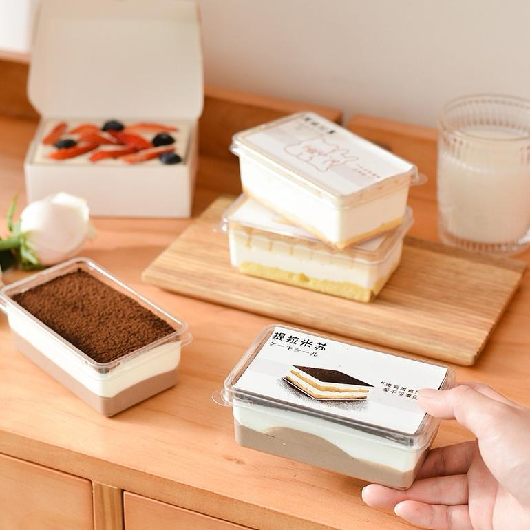 10pcs dessert box 250ML kue box dessert cake kotak kue cake dessert tiramisu cup