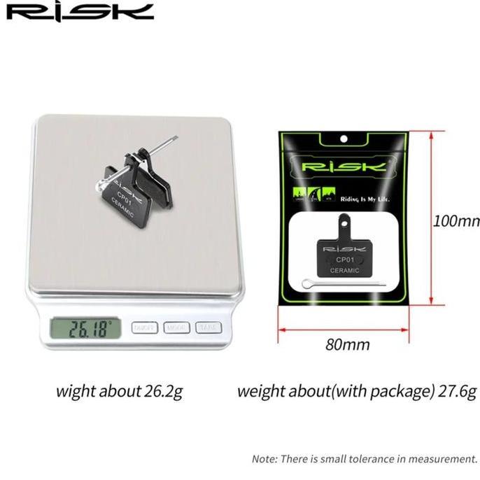 Promo Risk Kampas Rem Ceramic Sepeda Brake Pad Shimano Mt200 Mt400 Mt500 Cod