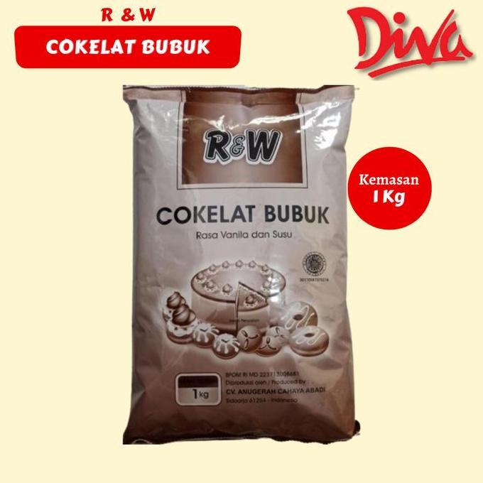 Coklat Bubuk Rajawali R&W 1 Kg / Coklat Bubuk RW