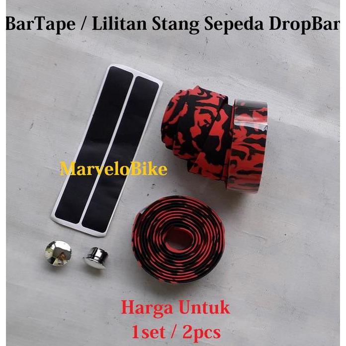 Promo Bar Tape Lilitan Stang Sepeda Balap Fixie Roadbike Carbon Cod