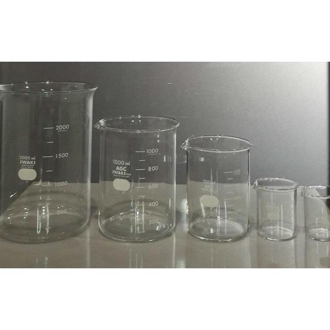 NEW BEAKER GLASS IWAKI PYREX 500ML