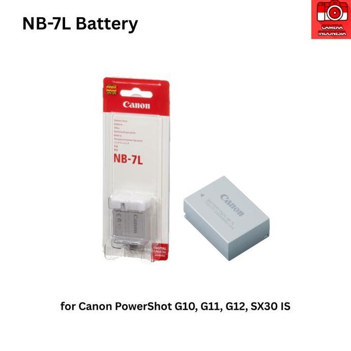 TERMURAH - Baterai NB-7L Kamera Powershot G10, G11, G12, SX30 IS Canon