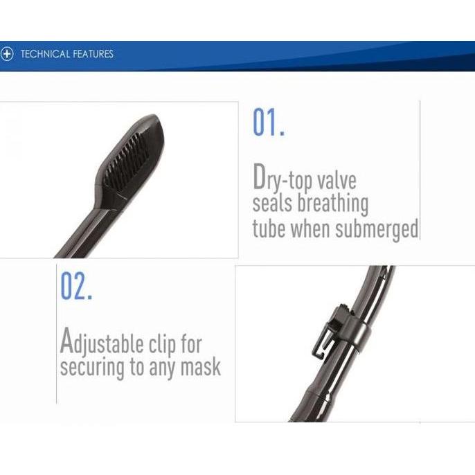 TERMURAH - Combo Cressi MS F1 / Kacamata Cressi F1 + Snorkel Cressi Dry Snorkling