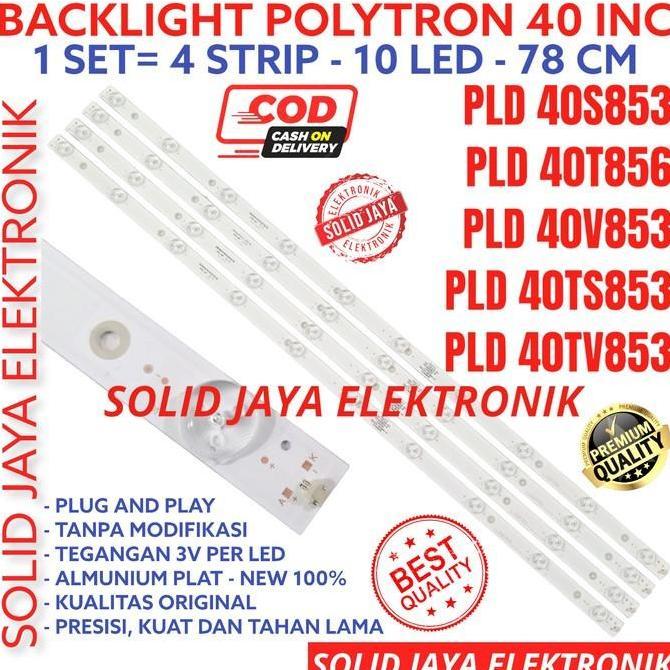 NEW PRICE - BACKLIGHT LED POLYTRON 40 IN PLD-40S853 PLD-40T856 PLD-40V853 LAMPU BL