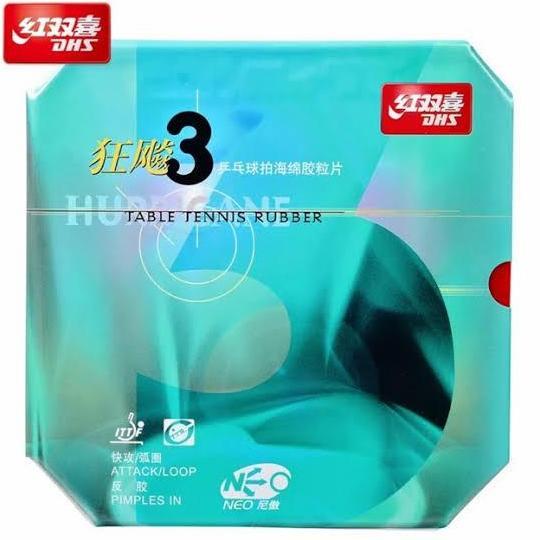 NEW KARET TENIS MEJA DHS HURRICANE 3 NEO COMMERCIAL ORIGINAL