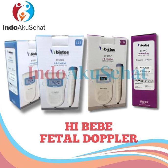 TERMURAH - DOPPLER HI BEBE BISTOS LCD BT200/FETAL DOPPLER HI BEBE BISTOS BT 200