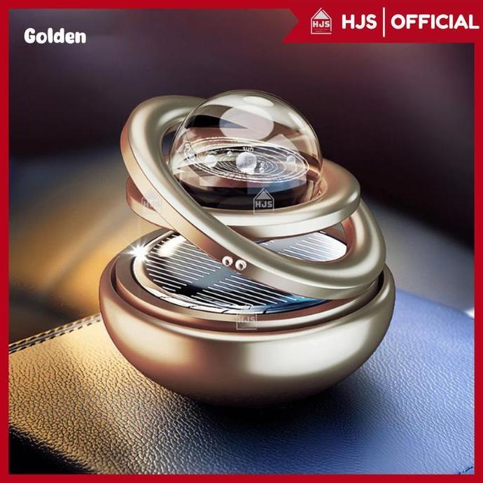 Promo [Hjs] Parfum + Pajangan Mobil Berputar Dengan Sinar Matahari Car Air Freshener 2 In 1 / Aromat