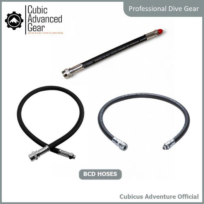 BCD Inflator Low Pressure Hose - Replacement for Scuba Diving BCD