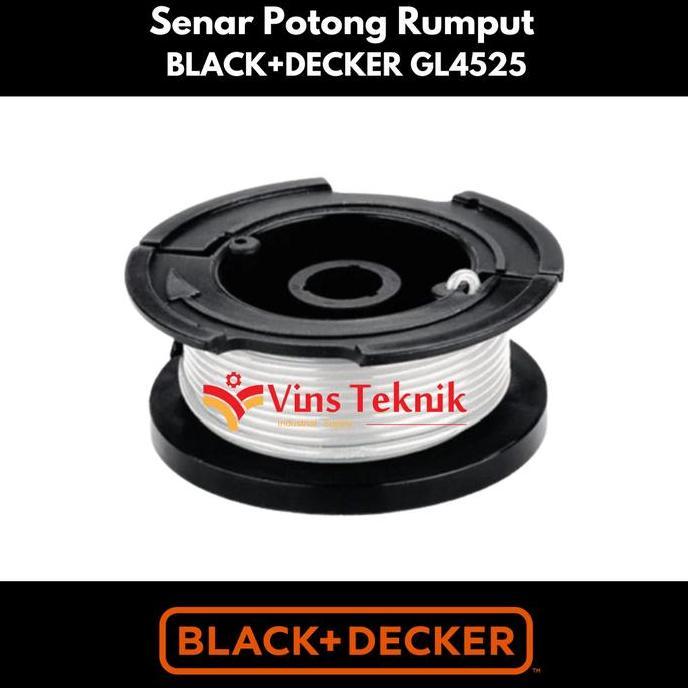 senar potong rumput gl4525 black+decker gl 4525