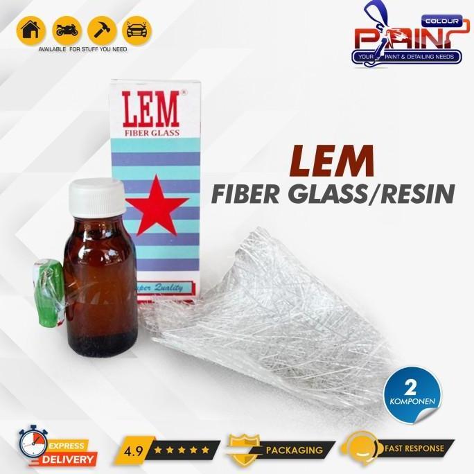 Waterwagen- Lem Fiber Glass Fiberglass Resin Lem Plastik Bak Mandi Ember