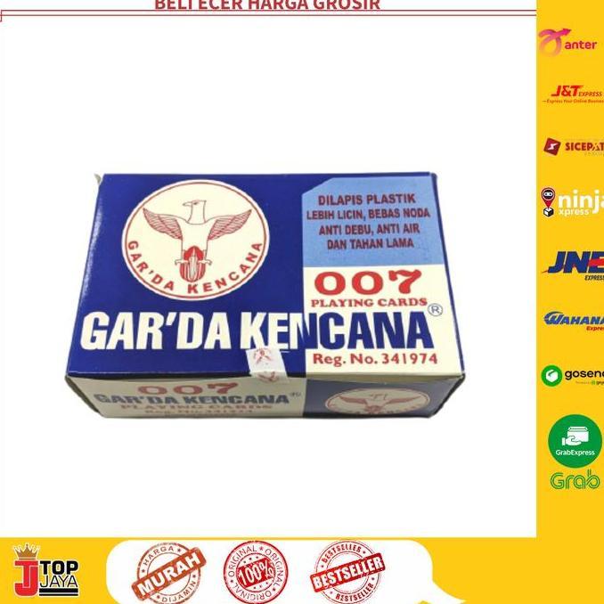 Kartu Remi Merk Garda Kencana 007 / Playing Cards 007 isi 12 pak