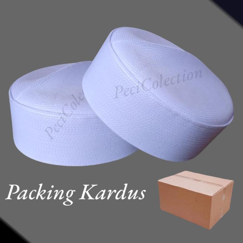 BEST SALE Peci Kopiah Putih Pendek Peci kopiah Batok Keras Peci Putih Pendek