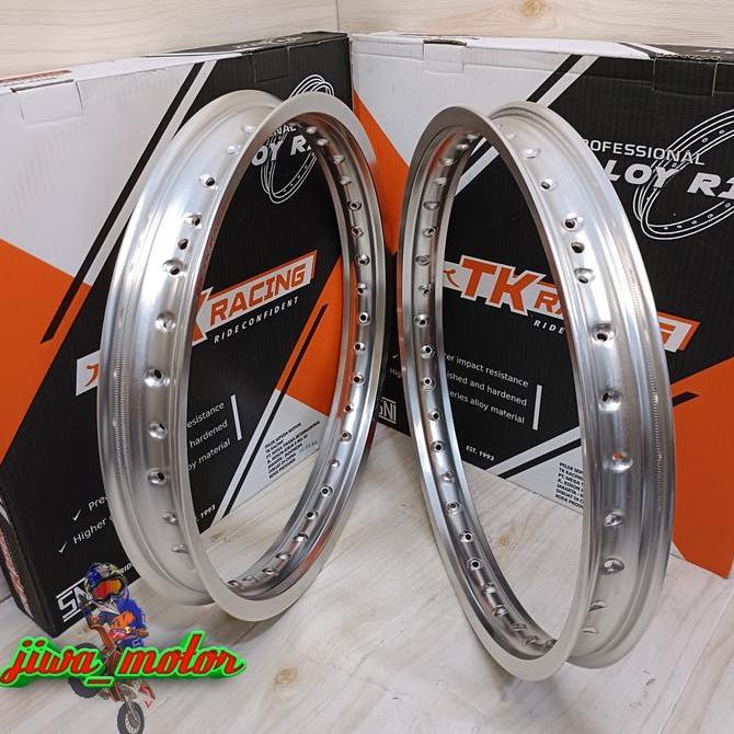 velg TK racing ring 18 160 185 dan 185 215 hole 36 warna silver