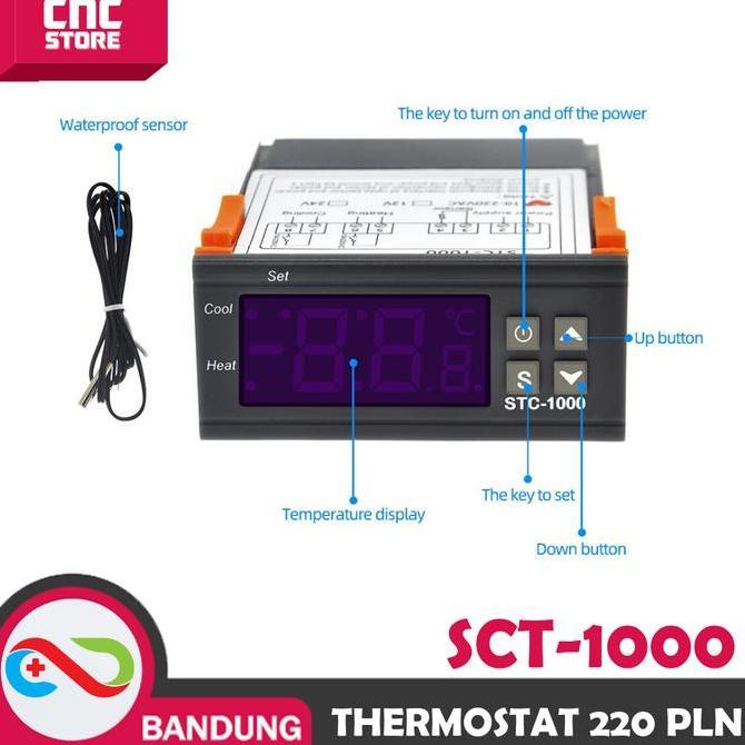 Mjerni- Stc-1000 Stc1000 Stc 1000 Thermostate Termostat 220 Pln