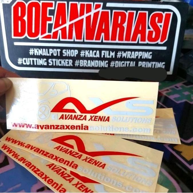Cutting sticker xenia avanza solution